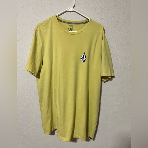 Volcom | Shirts | Volcom Stones T Shirt Yellow | Poshmark